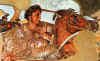 Detail of Alexander the Great from the mosaic found in the House of the Faun in Pompeii.