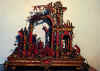 Presepe made of red coral and gold